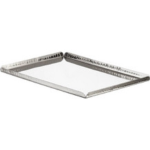 Δίσκος παρουσίασης INOX σφυρήλατος 30 5x21x1 3cm Leone c422469