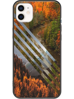Θήκη Nature Miracle iPhone 12 mini Black TPU (Μαύρη Σιλικόνη)