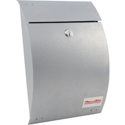 BORMANN BMB1000 Γραμματοκιβώτιο Μ22xΠ7xΥ30cm,Ασημί