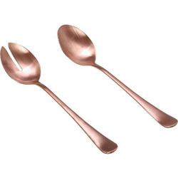 Κουτάλι Σερβιρίσματος Durable (Σετ 2Τμχ) 45.045.05 Rose Gold Cryspo Trio Ανοξείδωτο Ατσάλι