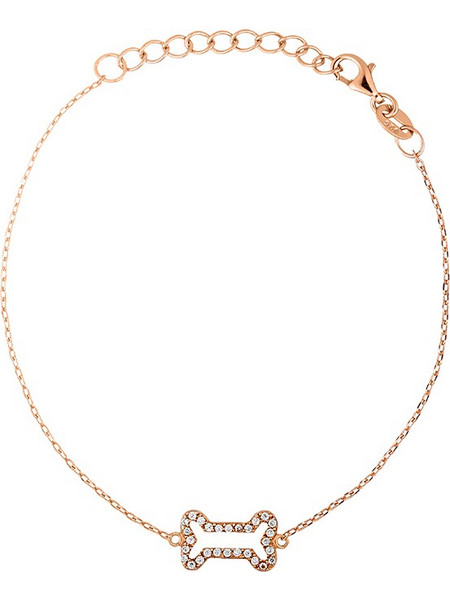Βραχιόλι Κόκκαλο Σκύλου Γυναικείο SKR0813 Ασήμι