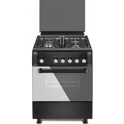 Calfer Gas F6TX40GF-BT Κουζίνα Αερίου 64lt με Εστίες Αερίου 60cm