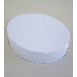 ΚΟΥΤΙ ΜΑΡΤΥΡΙΚΩΝ 20Χ16Χ5CM ΟΒΑΛ (ΛΕΥΚΟ)