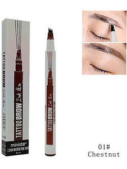 Ro Accessories Tattoo Brow Ink Pen Chestnut Ημιμόνιμη Χένα Φρυδιών