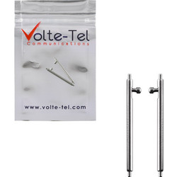 VOLTE-TEL ΠΕΙΡΟΣ ΡΟΛΟΓΙΟΥ 20mm (2 ΤΕΜΑΧΙΑ) SILVER