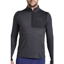 Saucony Sunday 1/4 Zip Ανδρικό Αθλητικό Φούτερ Μαύρο SAM800301-BKH
