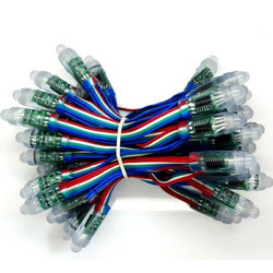 50pcs 5VDC RGB LED string IP68 Waterproof 5M