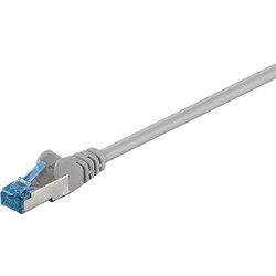Goobay S/FTP Cat.6a Καλώδιο Δικτύου Ethernet 2m Grey