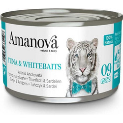 Amanova Adult 09 with Tuna & Whitebaits in Broth 70gr