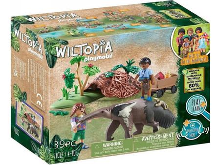 Playmobil Wiltopia Παιδιά Φροντιστές Ζώων με Μυρμηγκοφάγο για 4-10 Ετών 71012