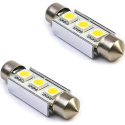 Autoline Festoon 39mm LED 12V 2τμχ