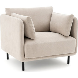 La Redoute Πολυθρόνα Μπεζ Victor 3614853390309