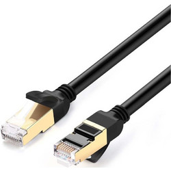 Ugreen F/FTP STP Cat.7 Καλώδιο Δικτύου Ethernet 10m Black