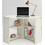 Diommi Marea3 Γωνιακό Γραφείο Ξύλινο 80x80x74cm 33-128