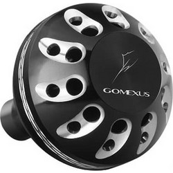 GOMEXUS CNC KNOB BLACK SILVER 47MM