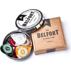 Belfort High Quality Guitar Plectrums in Elegant Box Made from Extremely Durable Celluloid 4 Gauges: 0.46-1.20mm (16pcs)