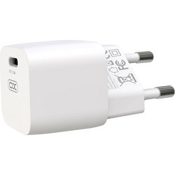 XO CE01 Φορτιστής Χωρίς Καλώδιο με Θύρα USB-C 20W Power Delivery White