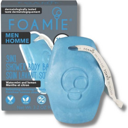 Foamie Men Seas The Day Watermint BodyFaceHair Bar Σαμπουάν & Αφρόλουτρο 90gr