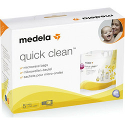 MEDELA Quick Clean Σακουλάκια Αποστείρωσης Σε Μικροκύματα 5 Τεμάχια