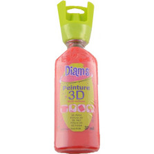Pebeo Diam's 3D Brillant Rouge Coquelicot Ακρυλικό Χρώμα Ζωγραφικής 37ml