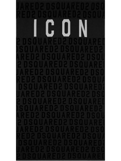 Dsquared2 Πετσέτα Θαλάσσης Μαύρη 90x180cm D7P004220-010