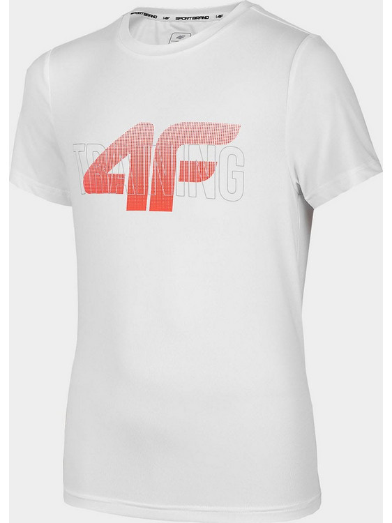 4F Παιδικό T-Shirt Κοντομάνικο Λευκό HJL22-JTSMF001-10S