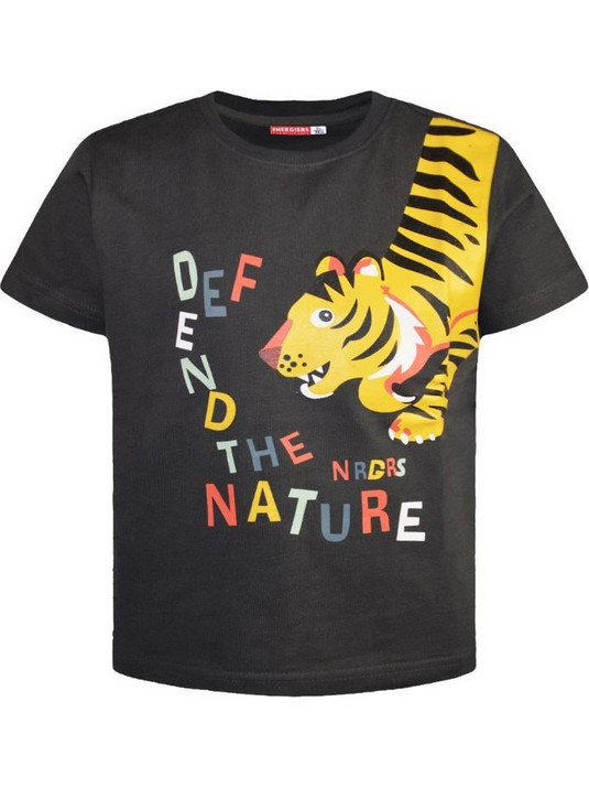 Energiers Παιδικό T-Shirt Κοντομάνικο Ανθρακί 12-223129-5