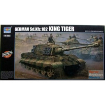 Trumpeter German King Tiger 2 in 1 Συναρμολογούμενο Πλαστικό Μοντέλο Τανκ 1:16