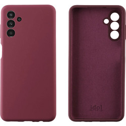 Idol 1991 Velvet Elite 4 Side Camera Guard Back Cover Burgundy (Samsung Galaxy A14 5G)