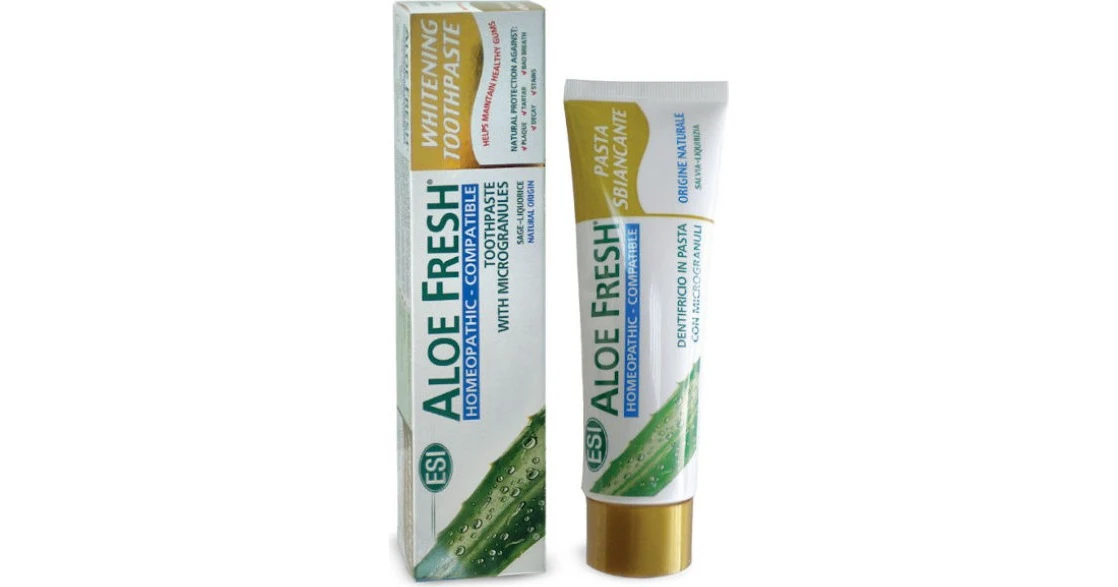 ESI Aloe Fresh Homeopathic Whitening Toothpaste 100ml BestPrice.gr