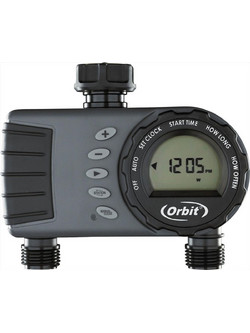 Orbit 1 Dial 2 Outlet Προγραμματιστής Ποτίσματος Μπαταρίας 2 Εξόδων