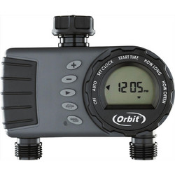 Orbit 1 Dial 2 Outlet Προγραμματιστής Ποτίσματος Μπαταρίας 2 Εξόδων