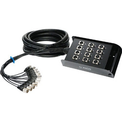 Ihos ISB-8/4-10 - Stage box 8 εισόδων / 4 εξόδων με καλώδιο 10 μέτρα