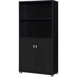 RAVENNA Paolo Cabinet Espresso Βιβλιοθήκη Ανοιχτή 80 x 38 x 163