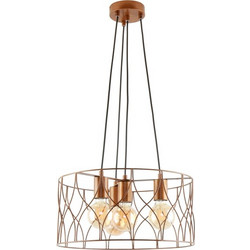 Ravenna Zina Round Antique Red Copper 036734