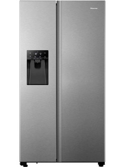 Hisense RS694N4TIE Ψυγείο Ντουλάπα 562lt Full No Frost Υ178.6xΠ91xΒ64.3cm Inox
