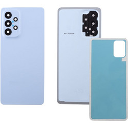 ΚΑΠΑΚΙ ΜΠΑΤΑΡΙΑΣ SAMSUNG A53 A536 ΜΕ ΤΖΑΜΑΚΙ ΚΑΜΕΡΑΣ LIGHT BLUE OEM