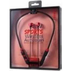 Ellietech BT110 Ακουστικά Bluetooth In Ear Ανθεκτικά στο Νερό Black Red