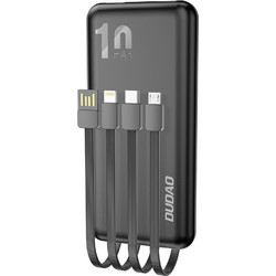 Dudao K6Pro Power Bank 10000mAh με 2 Θύρες USB-A & Θύρα USB-C Black