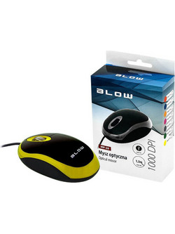 Blow MP-20 Ενσύρματο Mini Ποντίκι Yellow