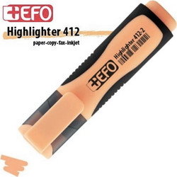 Μαρκαδόρος Υπογραμμιστής +Efo 412-2 Pastel Πορτοκαλί
