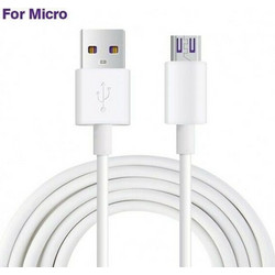 Ezra DC-129 Regular USB 2.0 to micro USB Cable Λευκό 3m