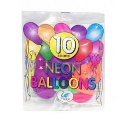 Παρτυ Μπαλονια Φωσφοριζε 10Τεμ. Neon (04-0172)