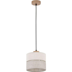 TK Lighting Eco 5770 Κρεμαστό Φωτιστικό Οροφής E27 Γκρι Φ20cm