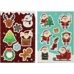 Χριστουγεννιάτικα Στολίδια με φιγούρες μαγνητικά για το ψυγείο 8τμχ ANR 200020