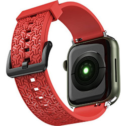 Hurtel Watch Strap Y Λουράκι Σιλικόνης Red (Apple Watch 42 / 44 / 45mm)