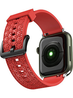 Hurtel Watch Strap Y Λουράκι Σιλικόνης Red (Apple Watch 42 / 44 / 45mm)