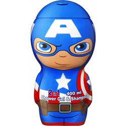 Air Val Captain America Παιδικό Σαμπουάν & Αφρόλουτρο 400ml
