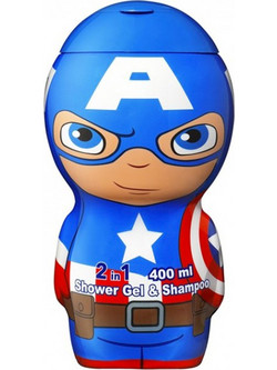 Air Val Captain America Παιδικό Σαμπουάν & Αφρόλουτρο 400ml