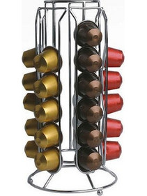 Estia Βάση για 30 Κάψουλες Nespresso Μεταλλική 12.2x12.2x25.3cm 01-1551